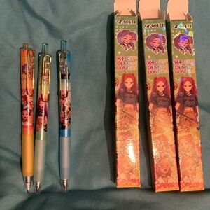 NIB K-Pop Demon Slayer Set of 3 pens